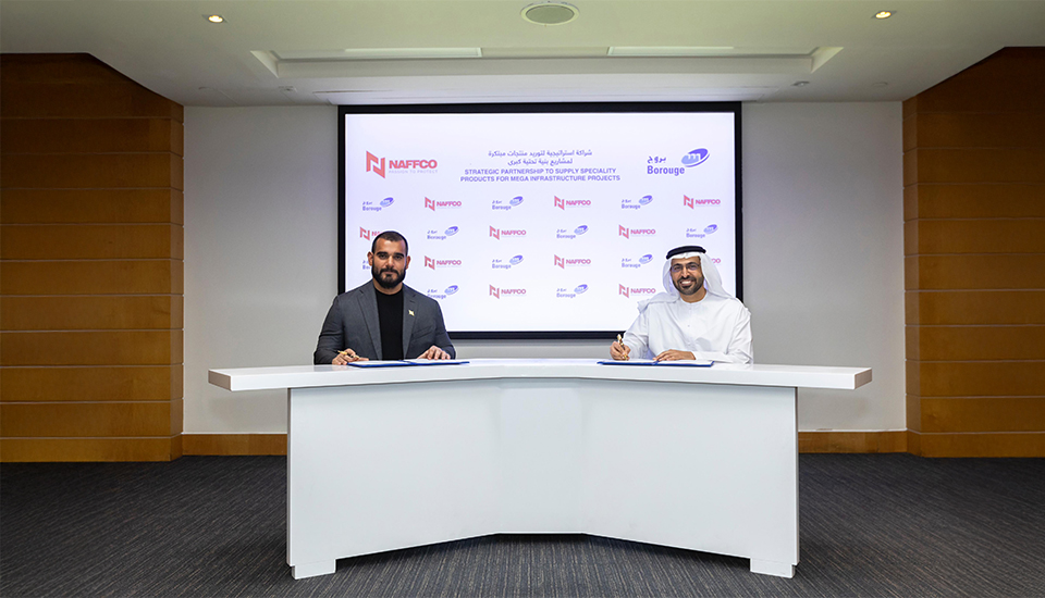 Naffco signs a deal of 200 million AED with Borouge 